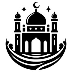 Exceptional mosque reflecting vibrant ornamental creativity and geometric precision