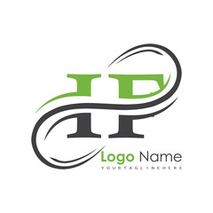 initial monogram logo with letter style design