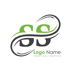 initial monogram logo with letter style design