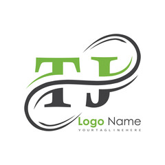 initial monogram logo with letter style design