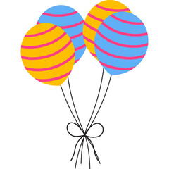 Cute Balloon Illustration