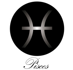 vector illustration a zodiac sign pices