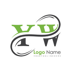 initial monogram logo with letter style design