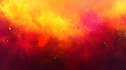 Vibrant Explosion of Colorful Paint in Dynamic Abstract Background