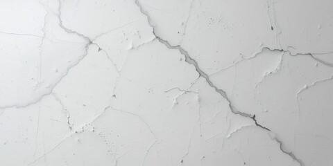 A weathered white wall displays layers of peeling paint, revealing patches of faded colors beneath. The texture adds character, showcasing the passage of time and neglect.