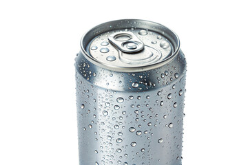 Close-up of a Sweaty Soda Can