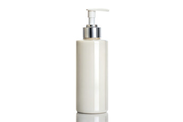 Obraz premium White Pump Bottle Mockup