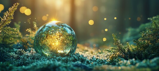 Beautiful Colorful Luxury Patterns Inside Glass Ball, Intricate Abstract Designs, Transparent Crystal Sphere, Artistic Close-Up, Modern Decorative Object, High-Quality Detail