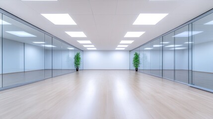 Obraz premium Modern and Spacious Office Interior Design