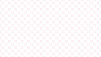 Subtle pink geometric dot seamless pattern on white. Minimalist abstract background.
