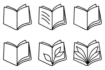  loose leaf line art minimalist floral wall decor.