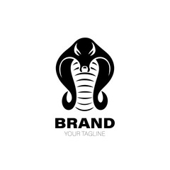 Cobra Logo. Cobra Logo Design. Cobra Logo Brand. Cobra Logo Vector Design Isolated on White Background