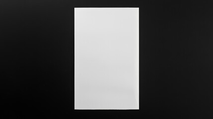 The isolated sheet showcases a minimalist design.