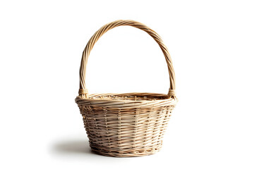 Wicker Basket: Handwoven, Rustic Charm