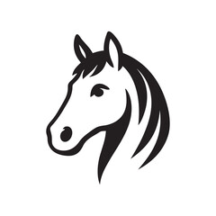 horse head silhouette