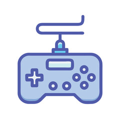 Game Controller Representing Interactive Entertainment Icon Design