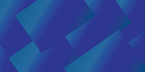 Obraz premium Blue modern abstract wide banner with geometric shapes. Dark blue abstract background. Vector illustration