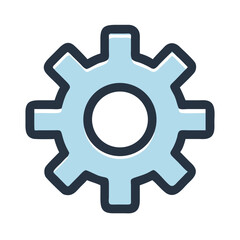 Gear Settings Configuration Icon Design

