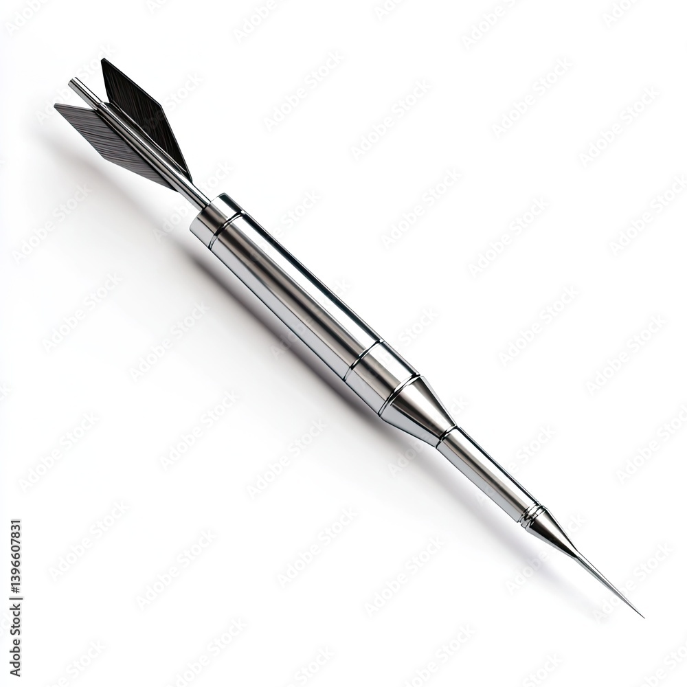 Poster dart arrow precision shot indoor sports arena hyperrealistic art dynamic environment close-up view