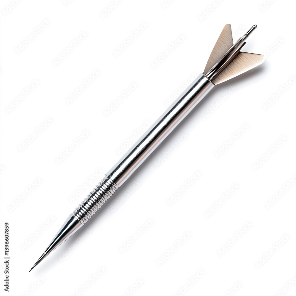Aufkleber dart arrow precision throwing technique indoor sports arena hyperrealistic image dynamic close-up