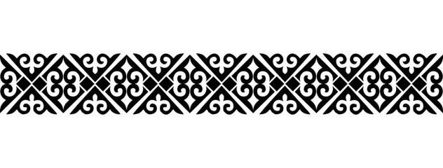 continous pattren black white