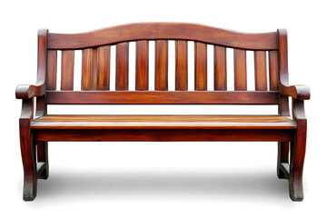 Wooden Park Bench: Relaxing Outdoor Seat