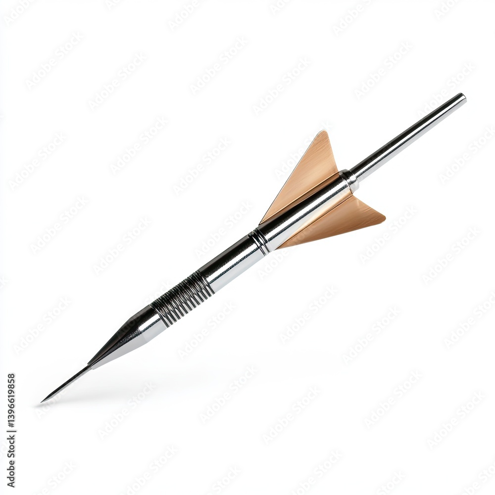 Poster precision targeting dart arrow with metal tip in sports environment dynamic focus shot