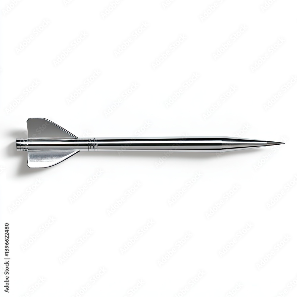 Aufkleber precision targeting dart arrow with metal tip in sports environment dynamic focus shot