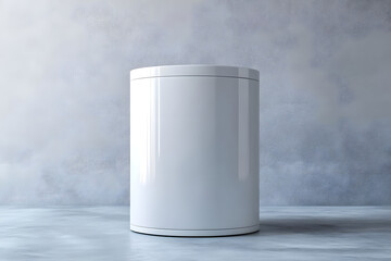 White Cylinder Mockup: Design Space