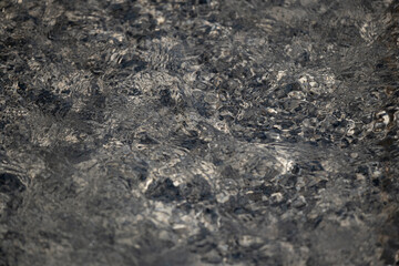 Abstract texture of moving water with reflections