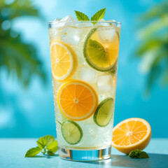 Fototapeta premium Refreshing Citrus Drink