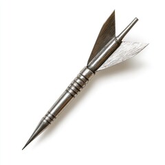 Close-up view of explosive dart throwing action in a hyperrealistic indoor sports arena

