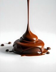 Chocolate Bar Isolated on White Background