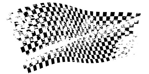 Auto tire tread grunge element. Car and motorcycle tire pattern, wheel tyre tread track. Black tyre print. Vector illustration