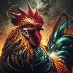 Aseel Reza type Ancient game breed very muscular hard feathering