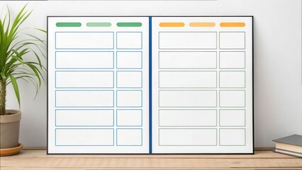 Blank Infographic Mockup Design for Creative Projects and Presentations
