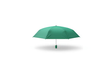 Obraz premium Green Umbrella: Protection from Rain