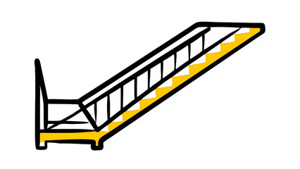 escalator in shopping mall