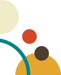 Corner Circle Design Element Set