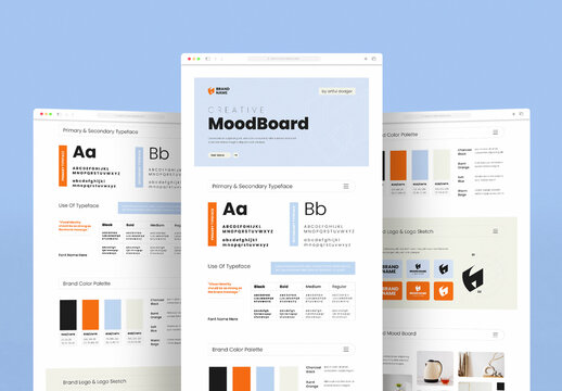 Brand Guide MoodBoard Template