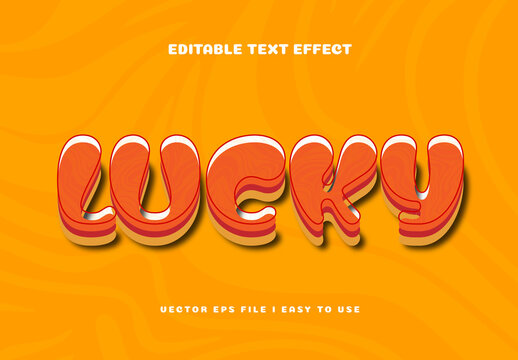 Lucky Text Effect