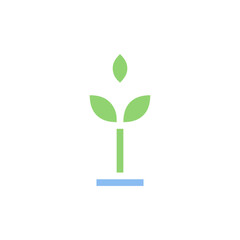 Minimalist Sprout Icon Design for Eco Initiatives