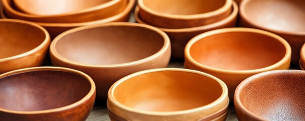 Handmade wooden bowls, display, artisan crafts, potential for tableware