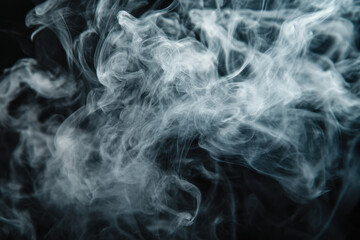 Obraz premium Smoke in black background