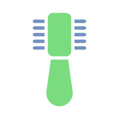 Artistic Dental Flosser Creative Vector Illustration