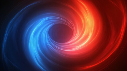 Obraz premium dynamic and colorful abstract image with swirling pattern of red and blue hues
