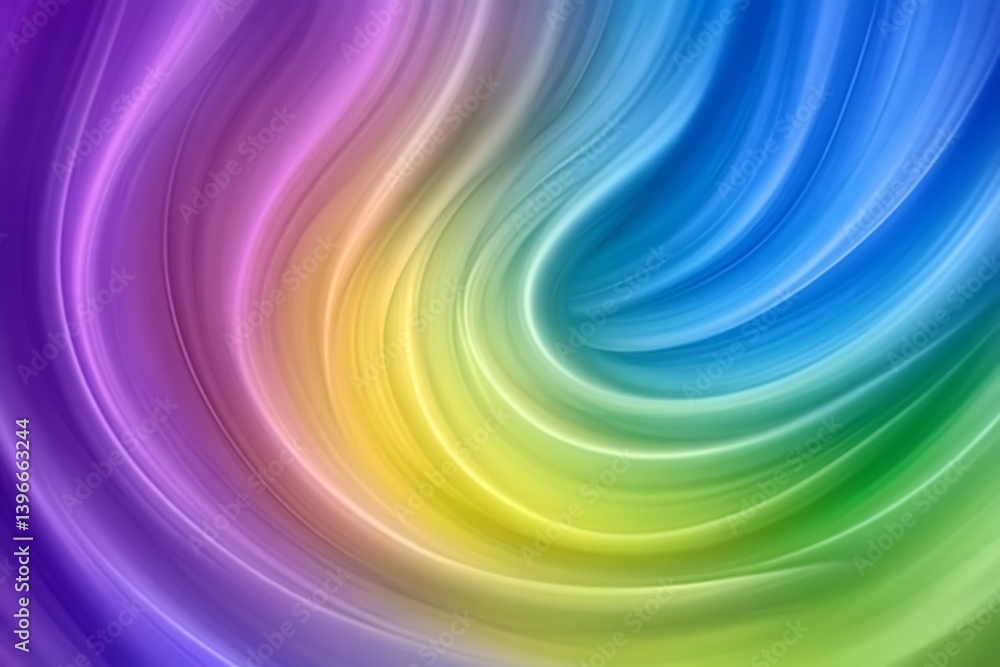 Poster swirling colorful abstract background with smooth flowing lines and colors