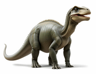 Obraz premium Standing Dinosaur Isolated on White Background