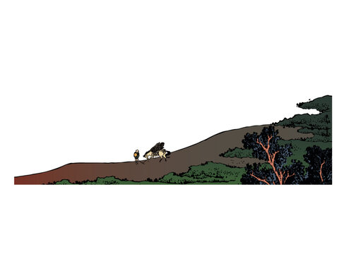 浮世絵　峠　その2