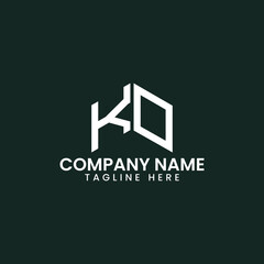 Modern Geometric Letter Logo Design